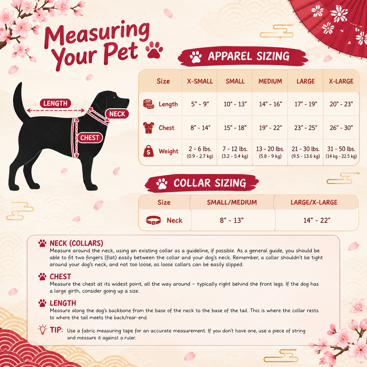 Red Kimono Pet Costume