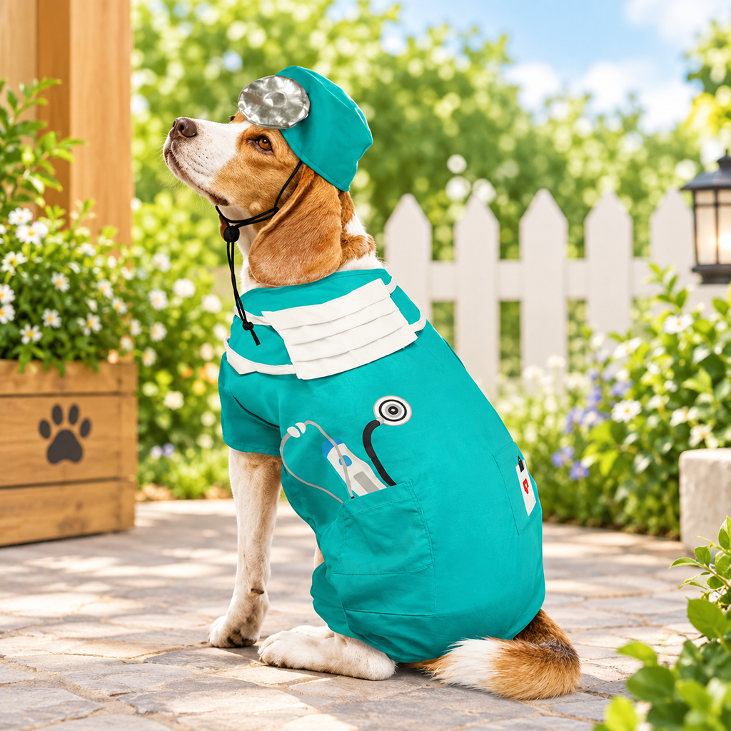 Nurse Pet Costume